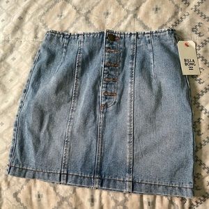 Billabong jean skirt